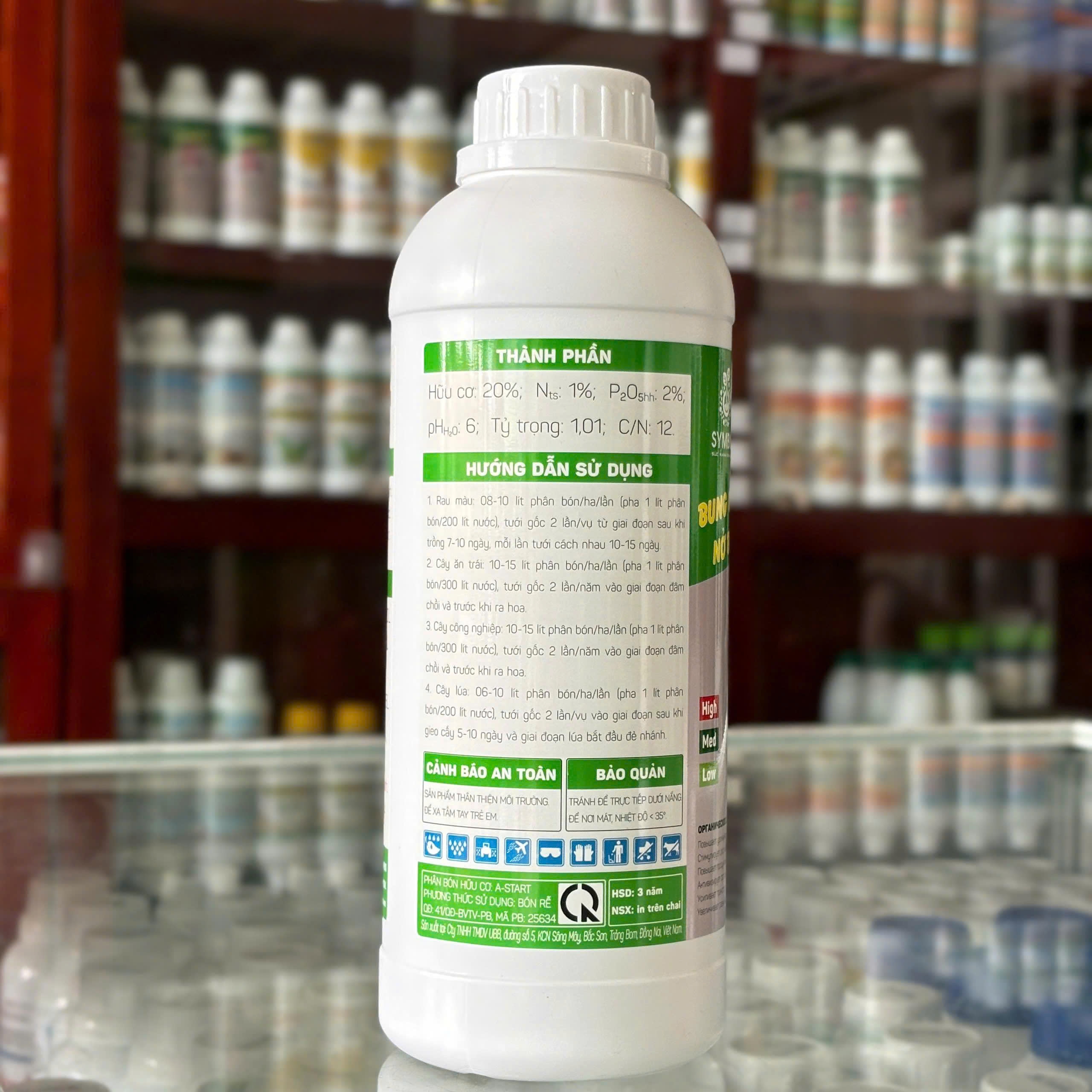 Amino START New chai 1 lít của SYMBIO