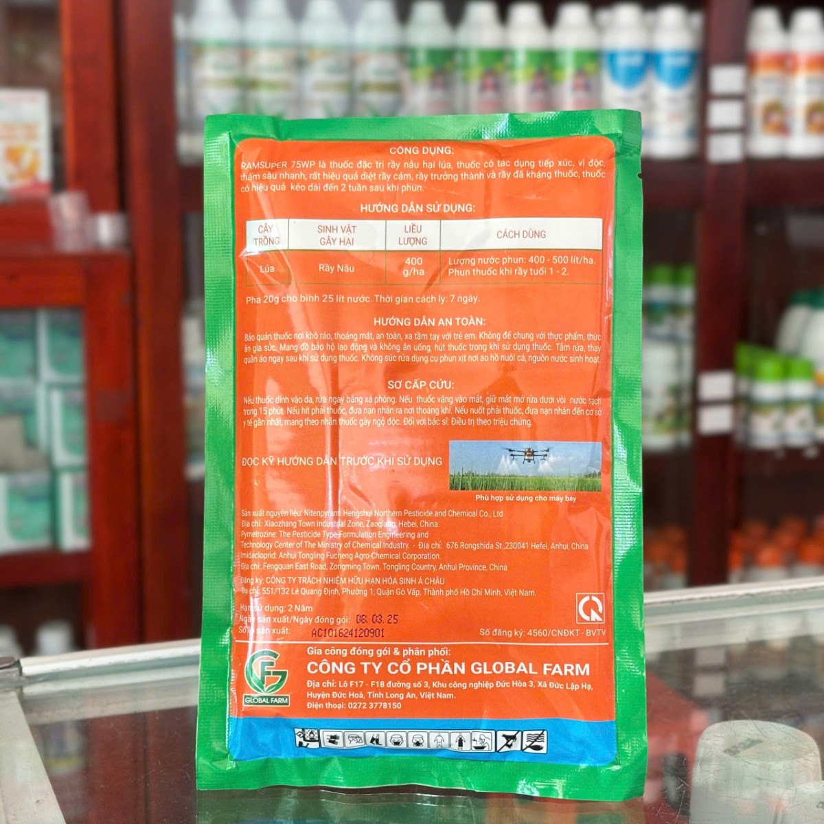 RAMSUPER 75WP của GLOBAL FARM gói 100g