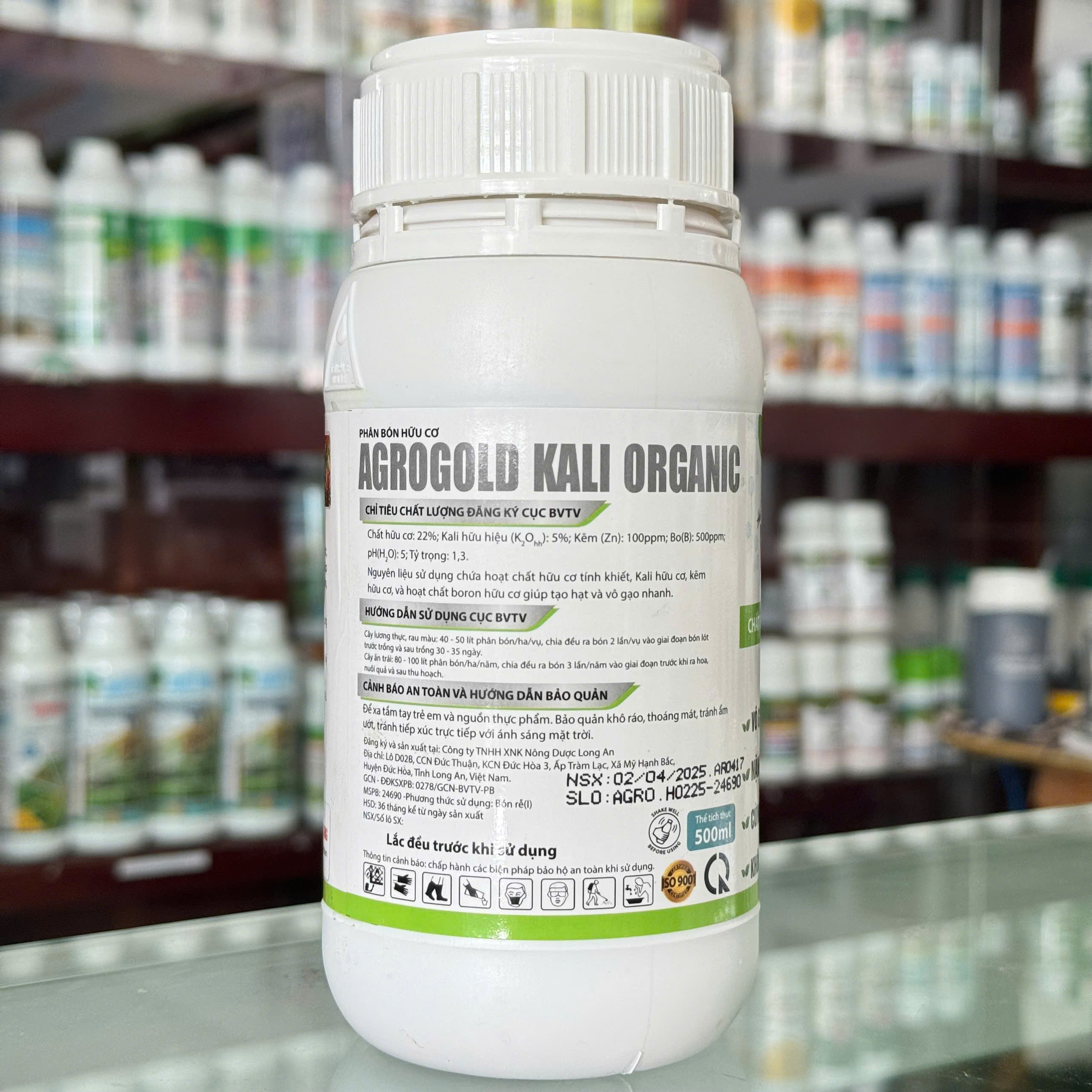 VÔ GẠO VS của Việt Sang thể tích thực 500 ml
