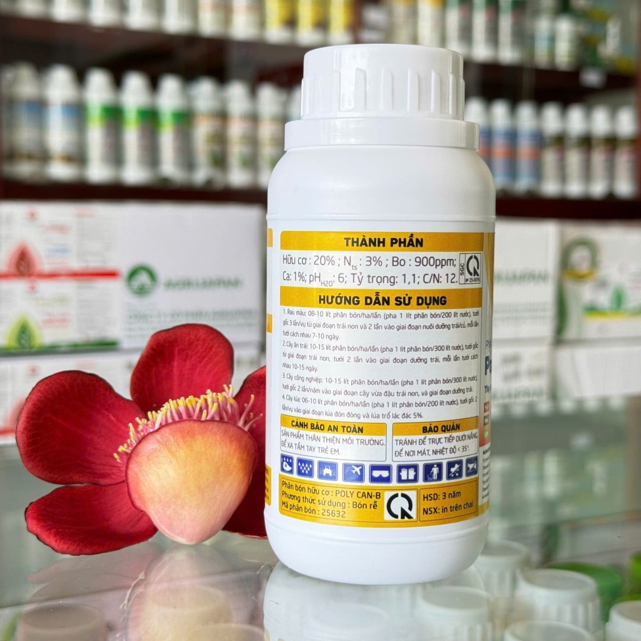 Poly. CAN-B của dung tích 250ml