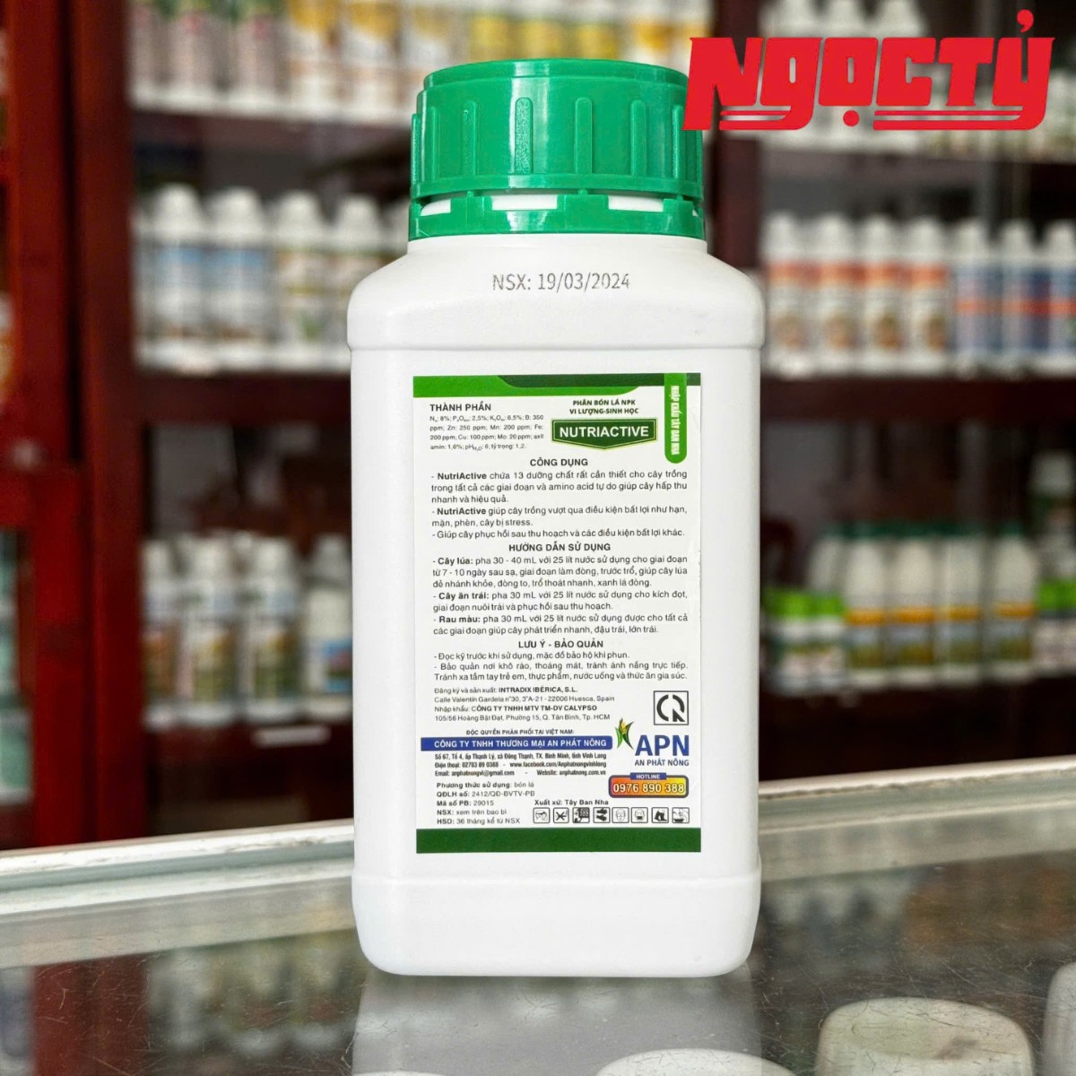 Nutriactive Tây Ban Nha của An Phát Nông dung tích 500ml