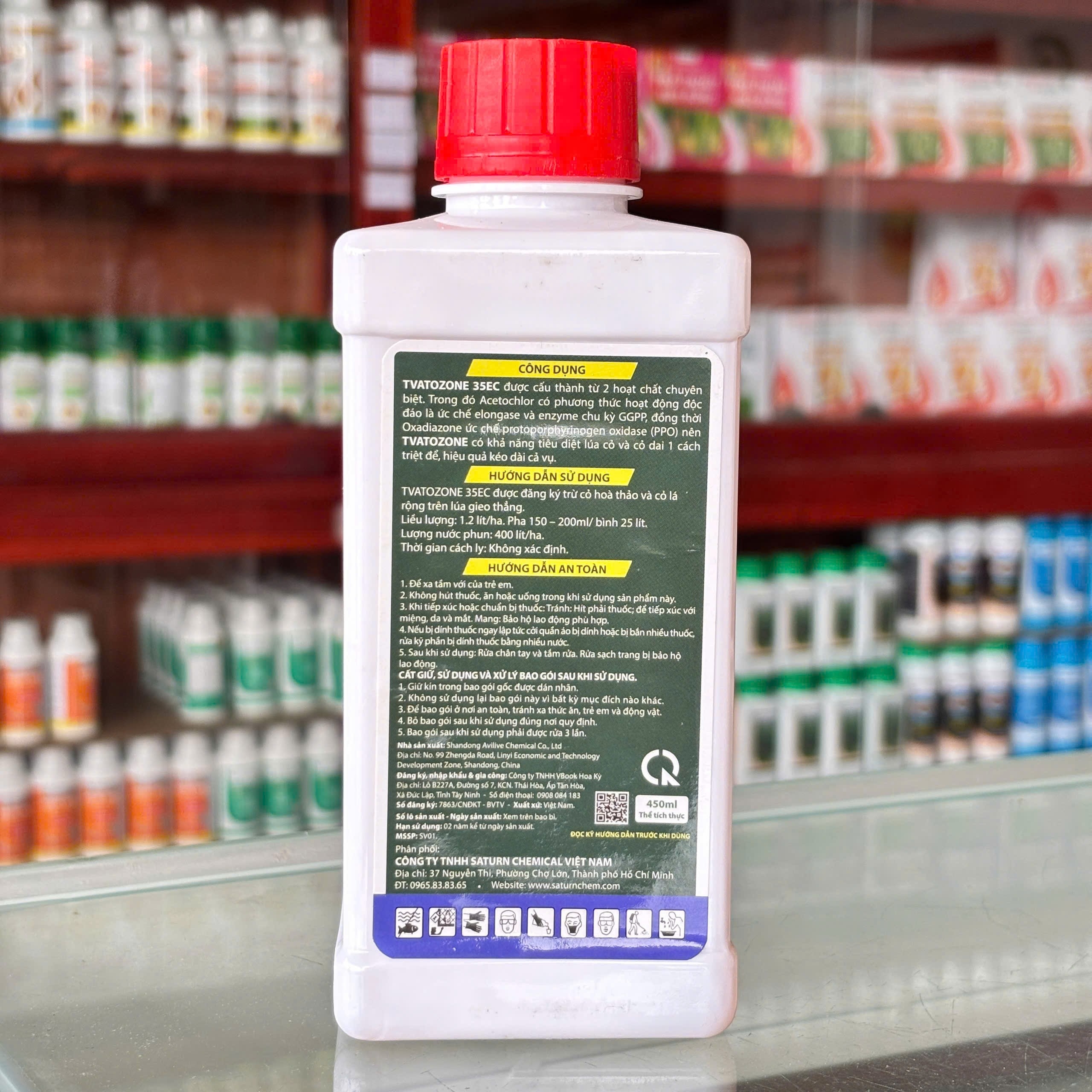 LÚA CỎ NT thể tích 450ml