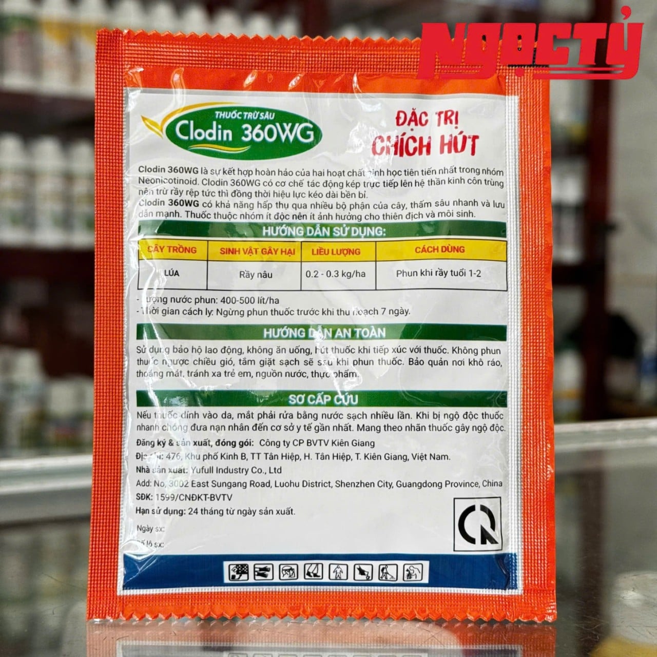 Clodin 360WG gói 20g