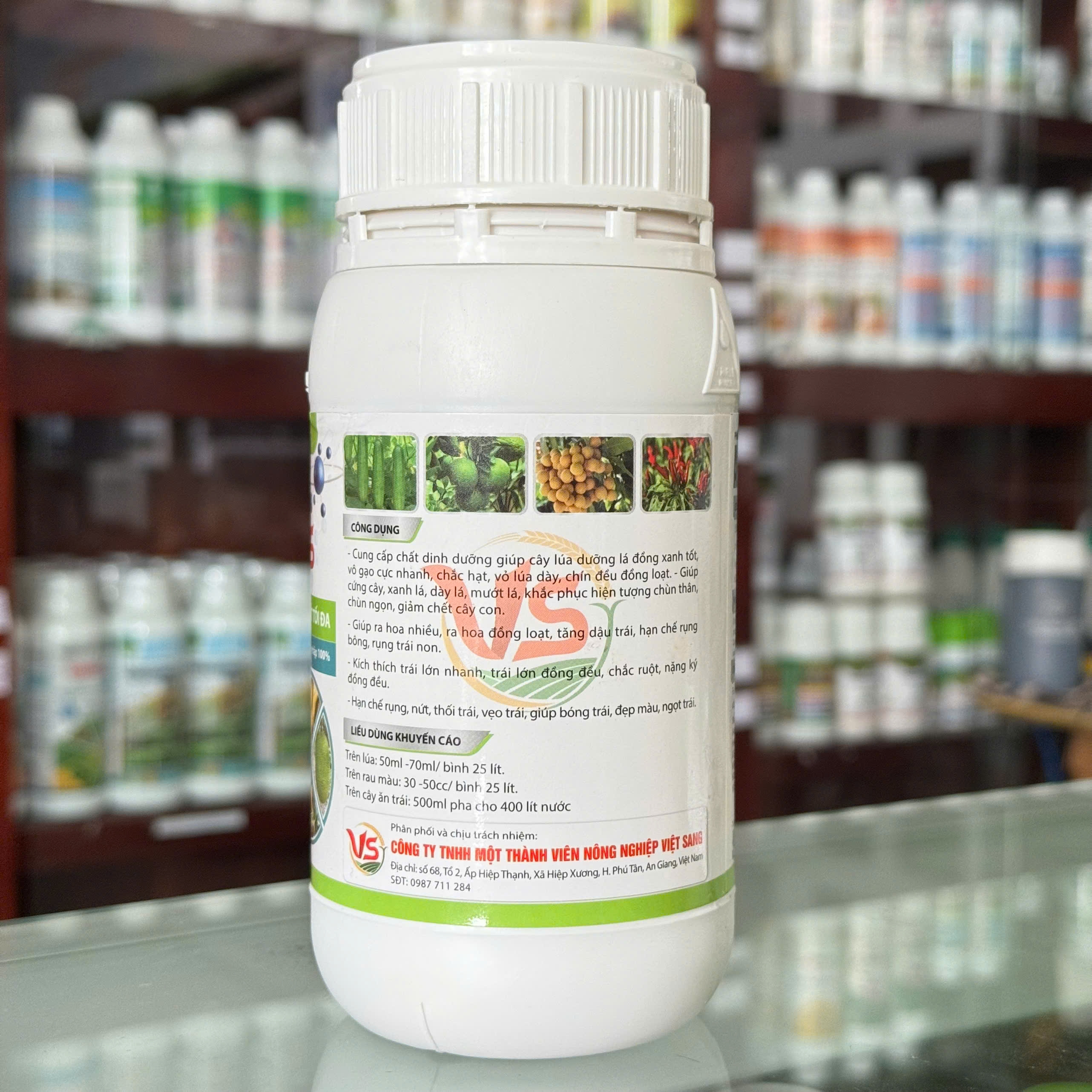 VÔ GẠO VS của Việt Sang thể tích thực 500 ml