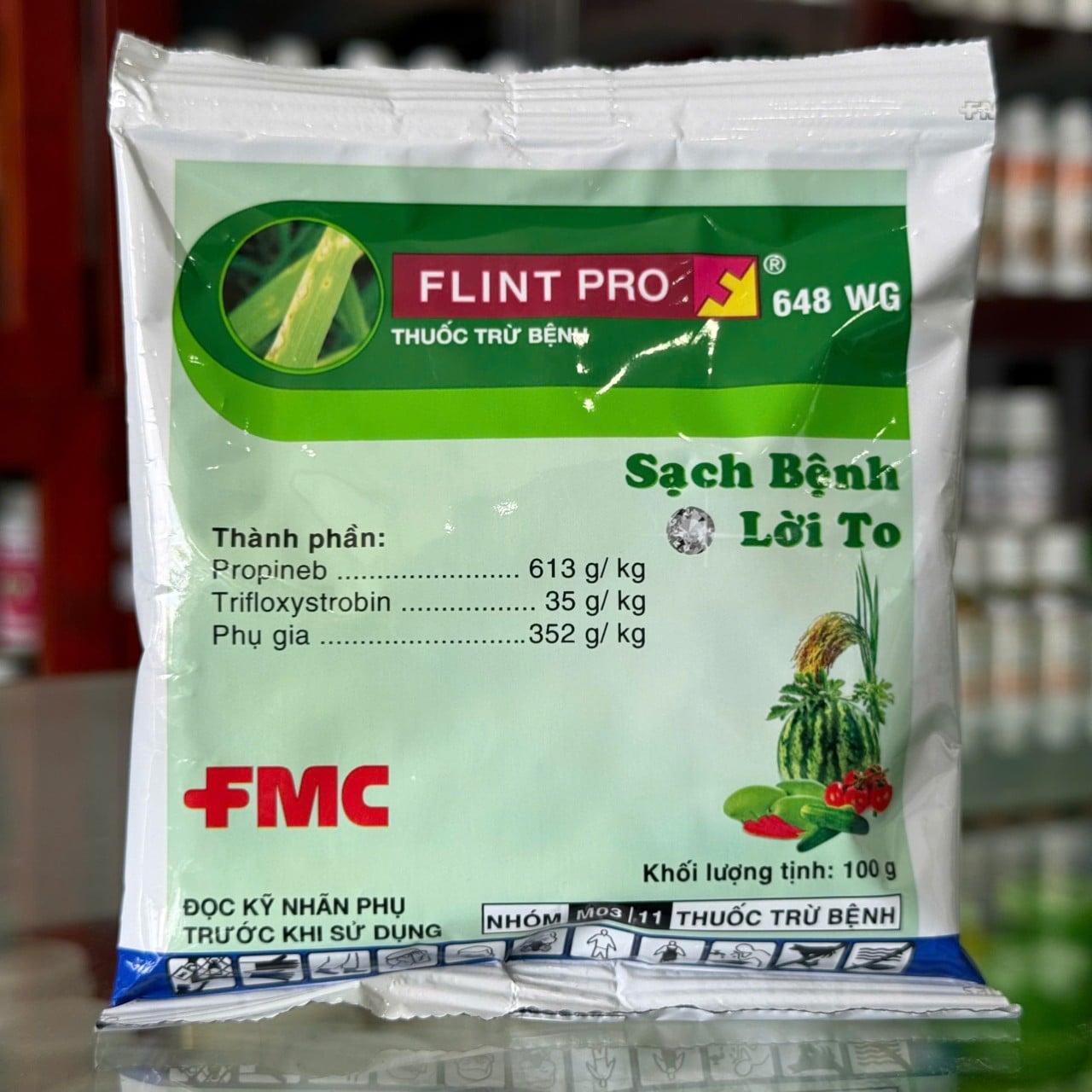 FLINT PRO 648 WG của BAYER khối lượng tịnh 100g