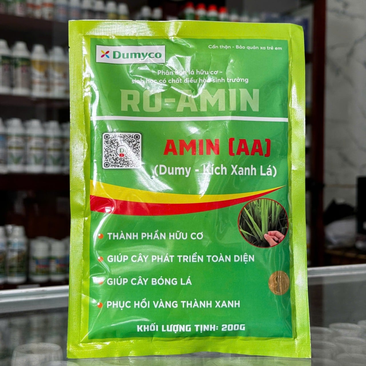 AMIN kích xanh lá của Dumyco gói 200g