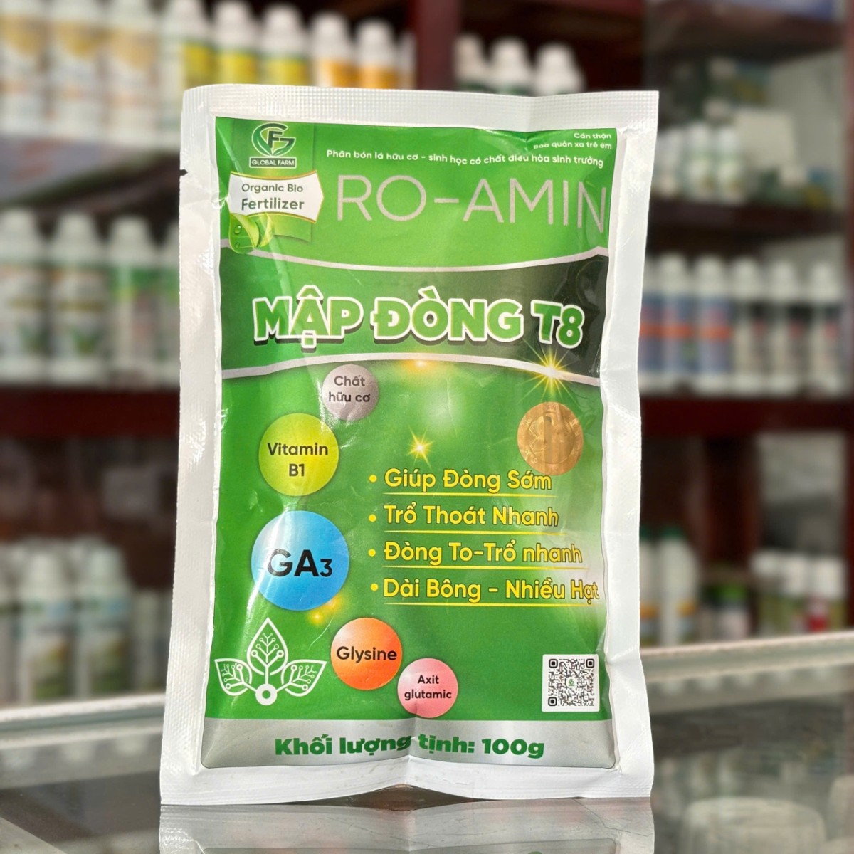 MẬP ĐỒNG T8 của GLOBAL FRAM gói 100g