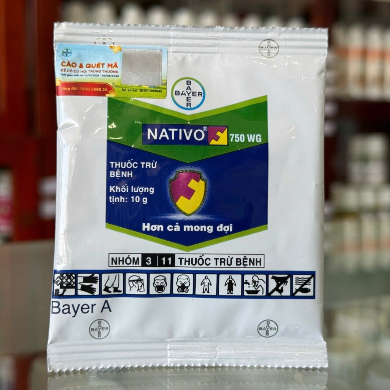 NATIVO của BAYER khối lượng tịnh 100g