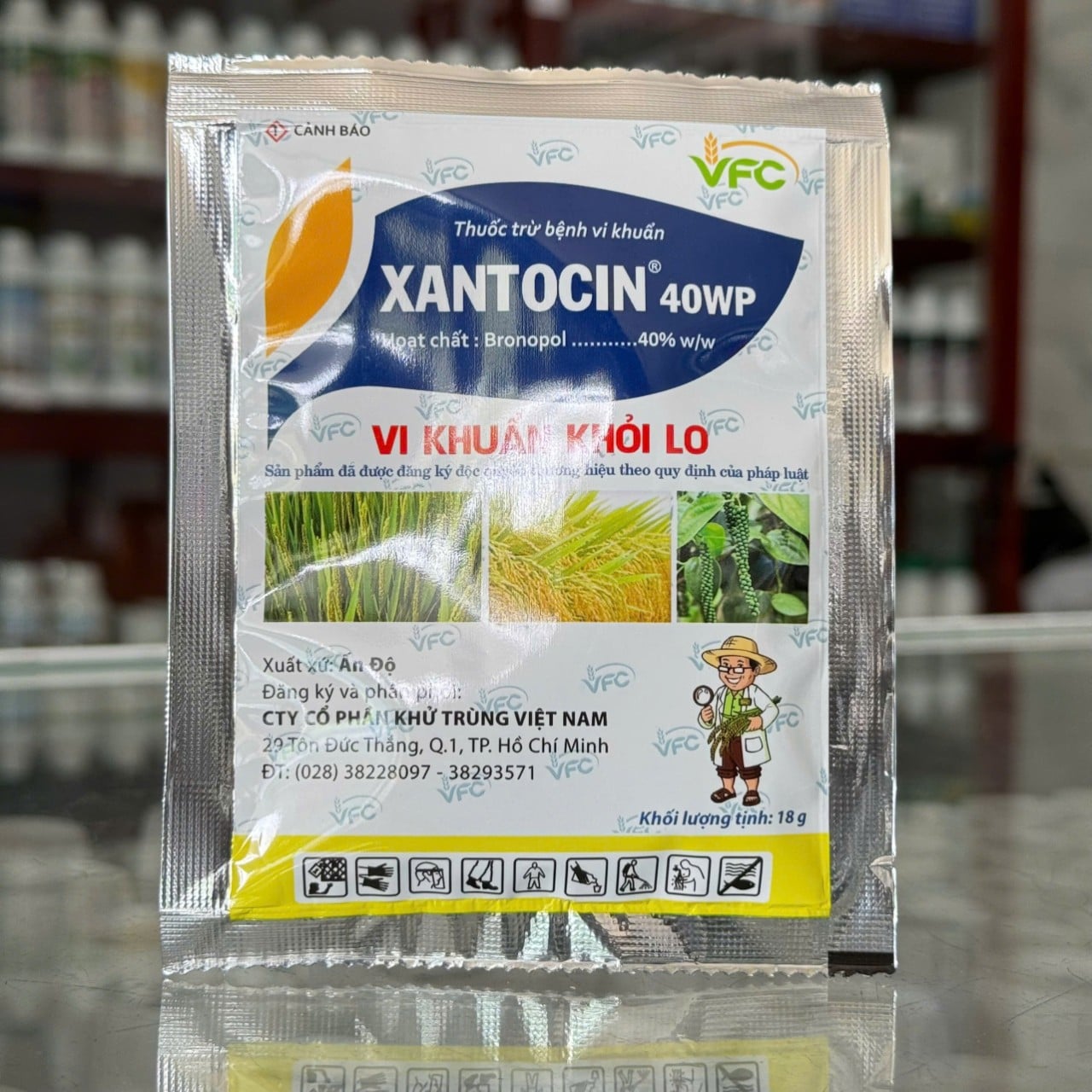 XANTOCIN 40WP của VFC gói 18g