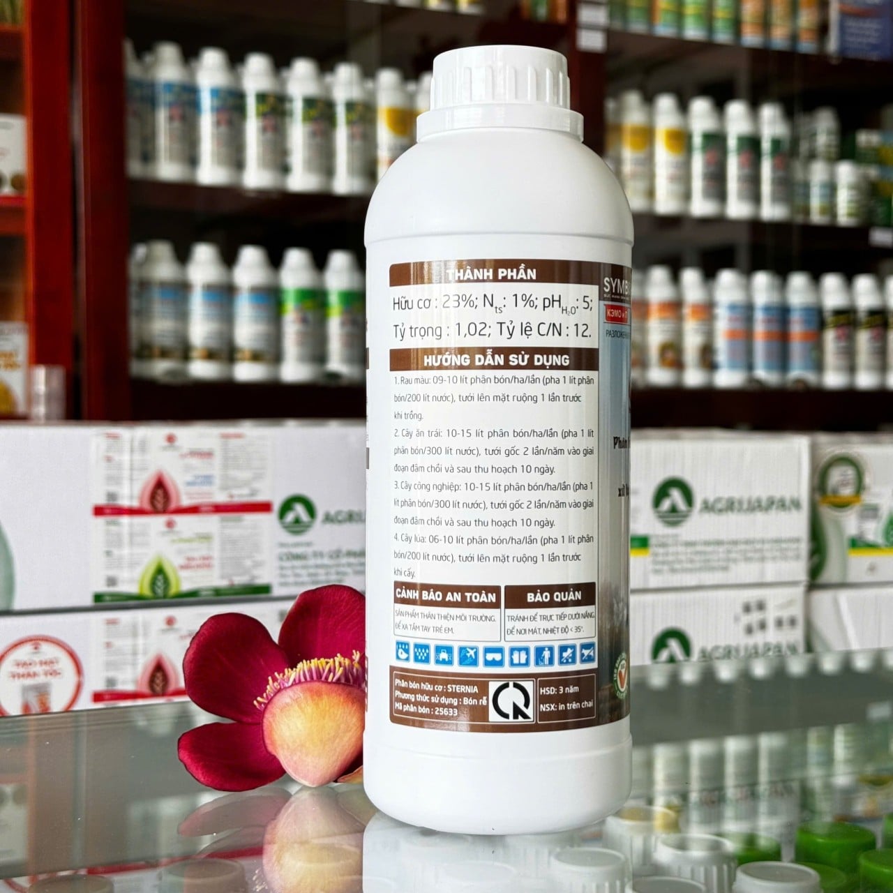 STERNIA Phân hủy rơm rạ của SYMBIO dung tích 1 lít