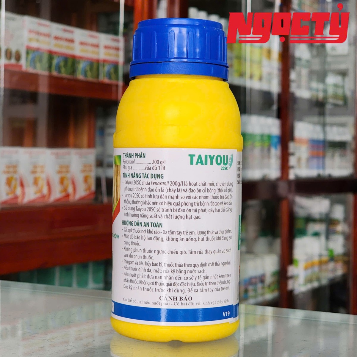 Taiyou 20SC thuốc đặc trị bệnh đạo ôn lúa của Hợp Trí dung tích 500ml