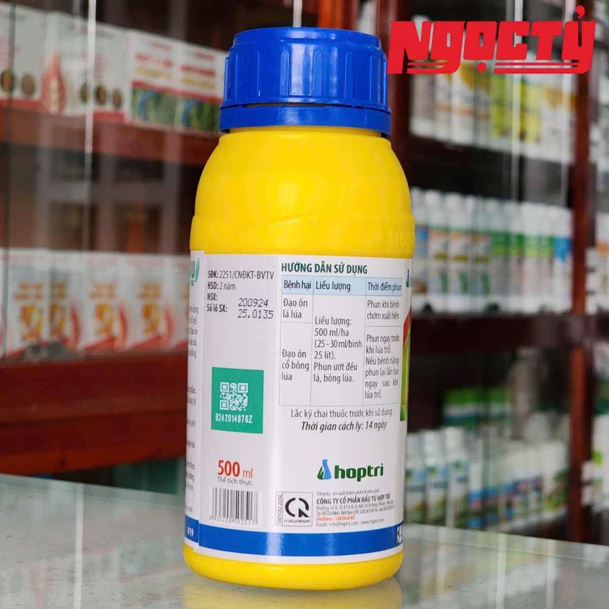 Taiyou 20SC thuốc đặc trị bệnh đạo ôn lúa của Hợp Trí dung tích 500ml