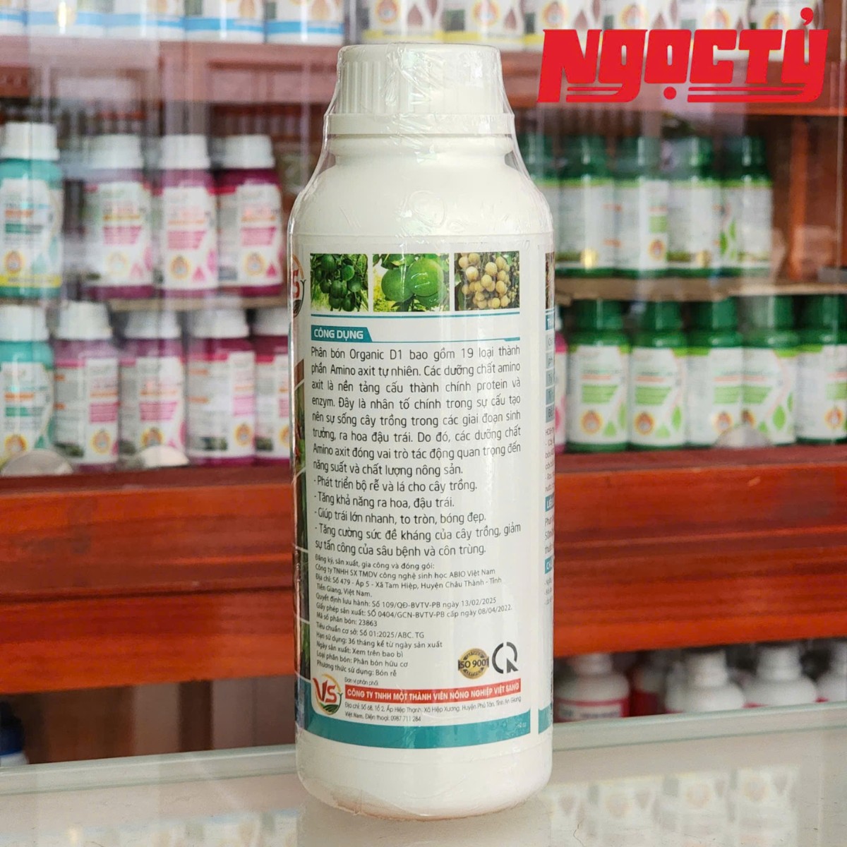 ORGAMIC D1 của Việt Sang dung tích 1 lít