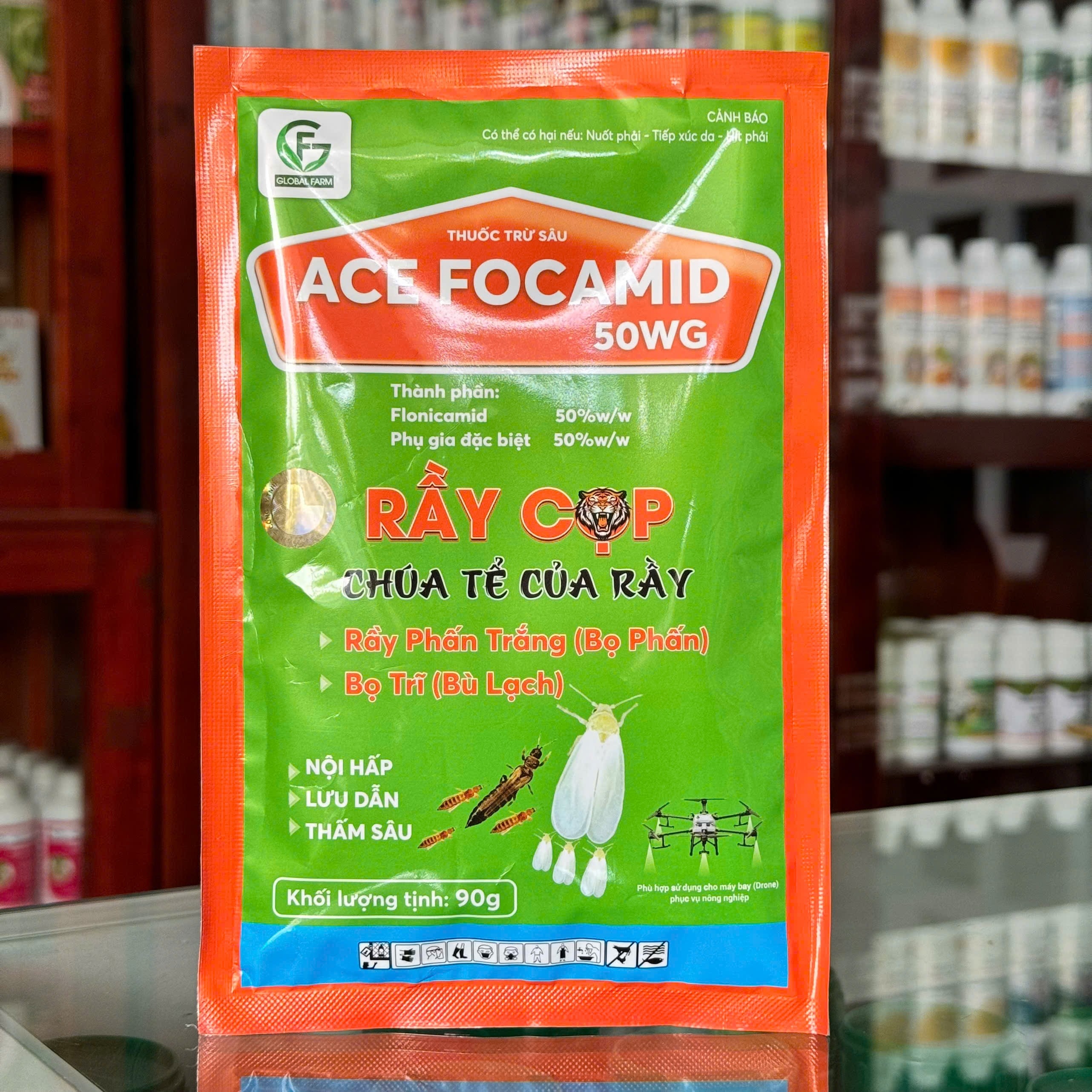 ACE FOCAMID 50WG của GLOBAL FARM gói 100g