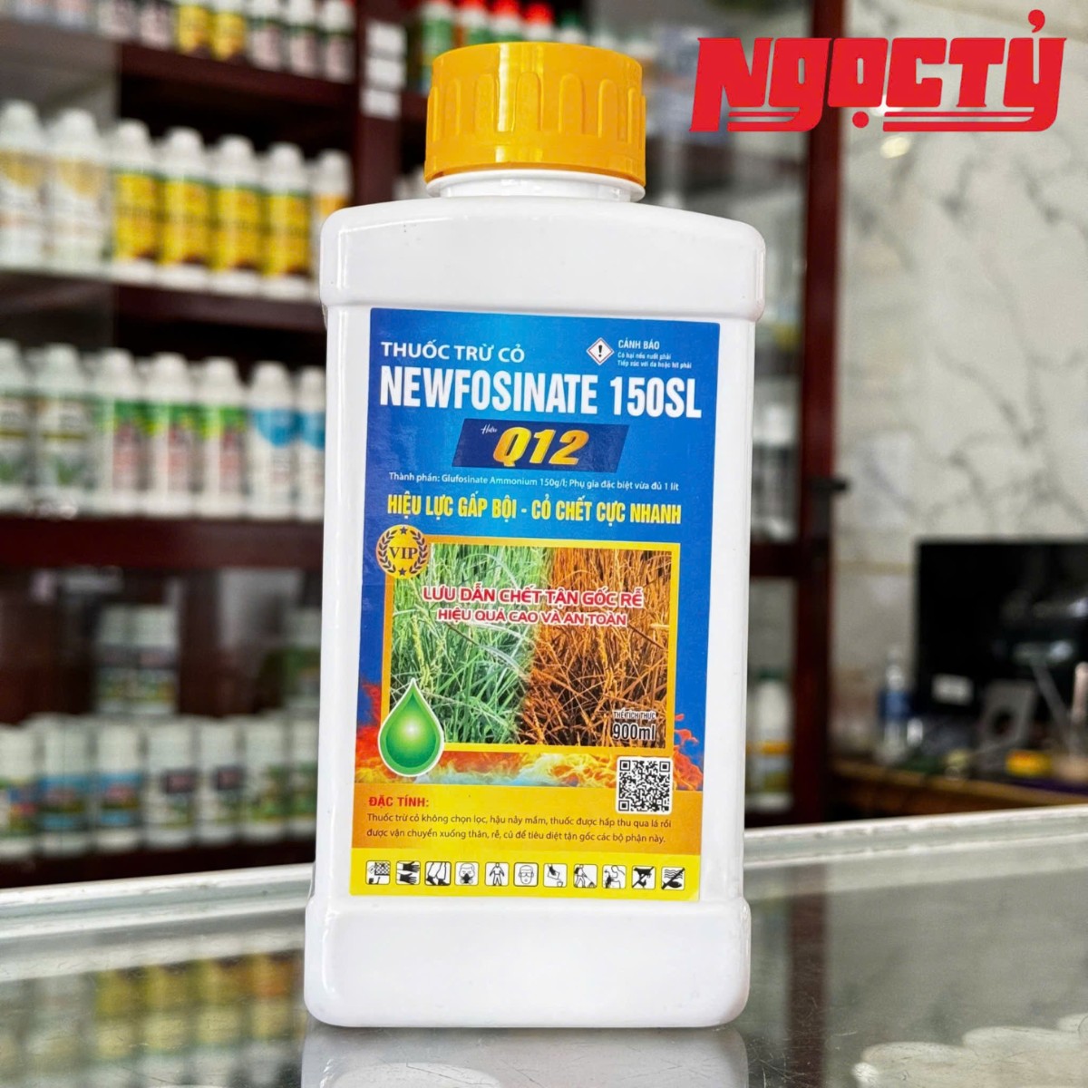 Cỏ Q12 dung tích 900ml