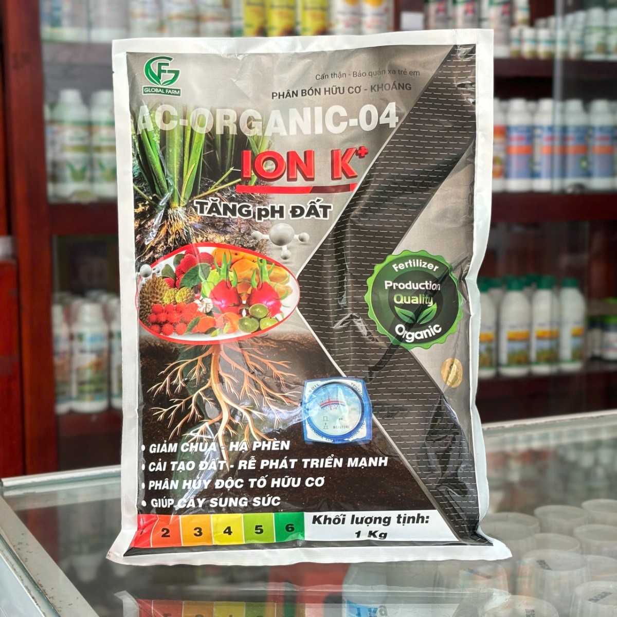 ION K⁺ của GLOBAL FARM gói 1kg