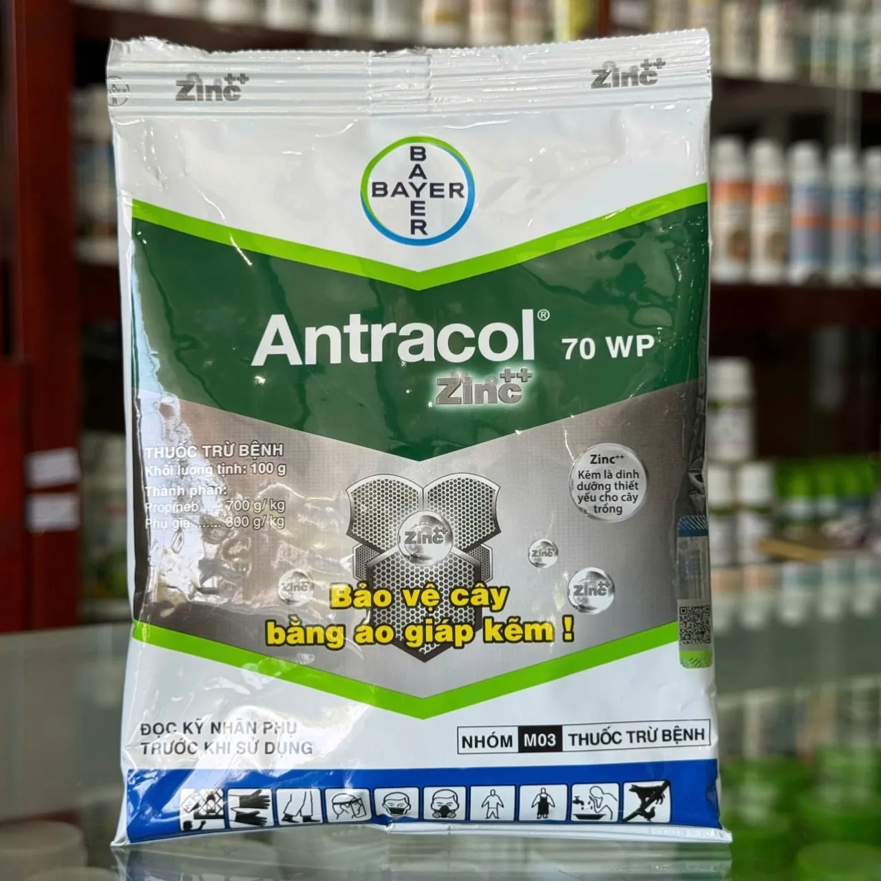 ANTRACOL 70WP của BAYER khối lượng tịnh 100g