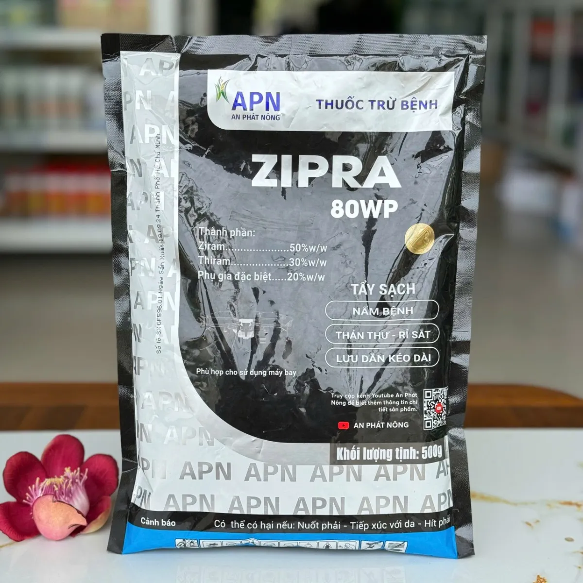 Zipra 80WP của An Phát Nông gói 500g