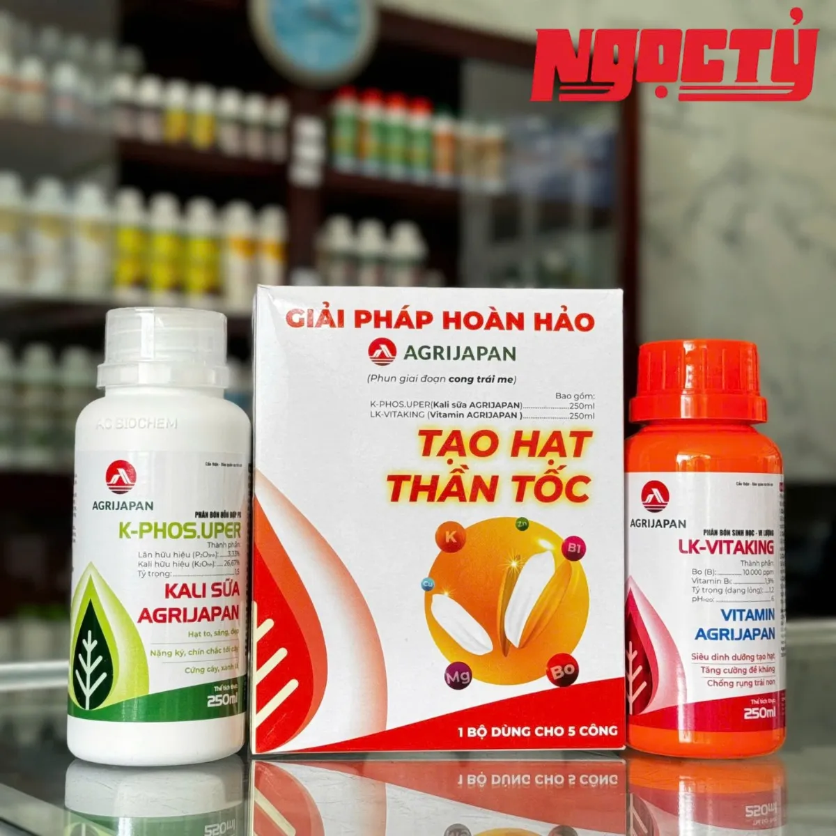 Bộ Giải Pháp Hoàn Hảo Tạo Hạt Thần Tốc của AGRIJAPAN