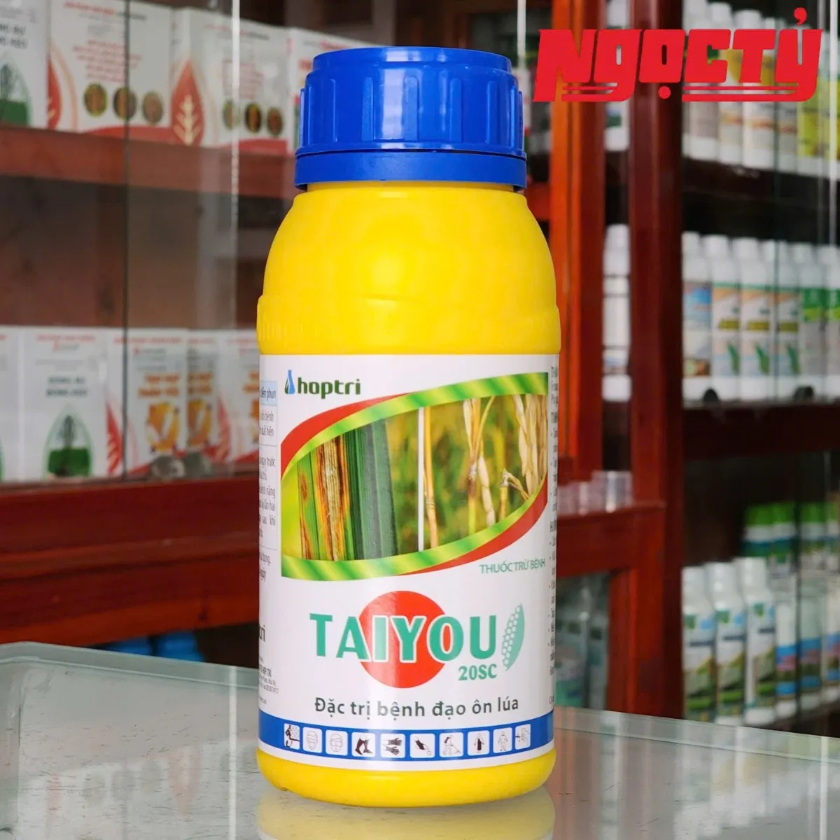 Taiyou 20SC thuốc đặc trị bệnh đạo ôn lúa của Hợp Trí dung tích 500ml